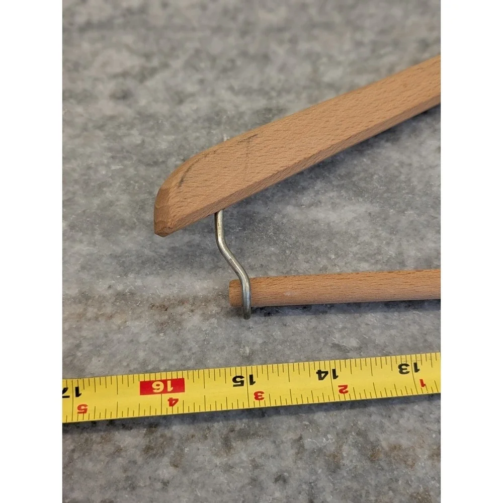 Vintage Wooden Hanger Max Goldstein